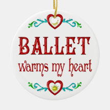 El ballet calienta mi corazón adornos de navidad