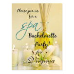 El balneario del fiesta de Bachelorette invita - p Postal