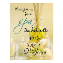 El balneario del fiesta de Bachelorette invita - p Postal