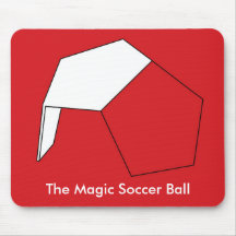 El balón de fútbol mágico alfombrilla de ratón