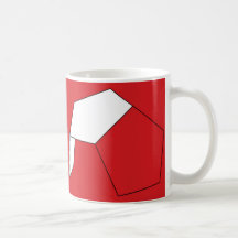El balón de fútbol mágico taza de café