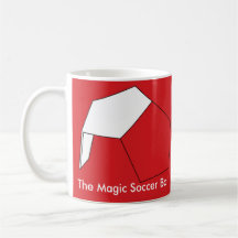 El balón de fútbol mágico tazas
