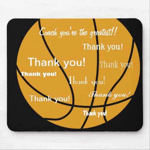 El baloncesto le agradece los regalos alfombrillas de raton