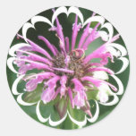 El bálsamo de abeja florece al pegatina