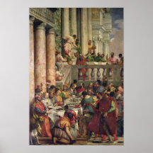 El banquete de la boda en Cana Poster