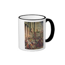 El banquete de la boda en Cana Tazas De Café