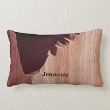 El barranco lumbar de la almohada Crosscut persona