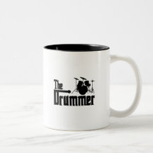 El batería taza de café