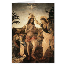 "El bautismo de Christ Felicitación