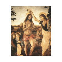 "El bautismo de Christ Lienzo Envuelto Para Galerias
