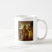 El bautismo de Cristo Tazas De Café