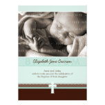EL BAUTIZO DE LA FOTO INVITA:: 3 puros P Invitacion Personalizada