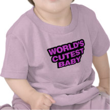 El bebé más lindo del mundo camisetas
