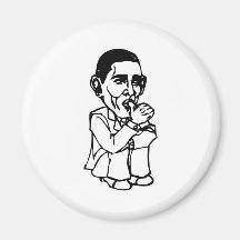 El bebé Obama quiere su botella Imanes