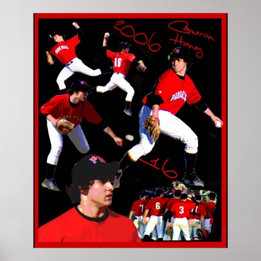 El béisbol de Cameron Posters