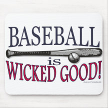 El béisbol es buen Mousepad travieso Alfombrillas De Ratones