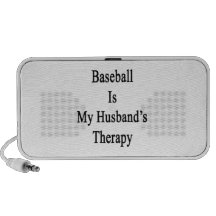 El béisbol es la terapia de mi marido iPod altavoz