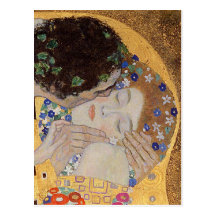 El beso, 1907-08 postal