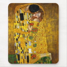 El beso de Gustavo Klimt Alfombrilla De Ratón