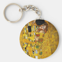 El beso de Gustavo Klimt Llavero Personalizado