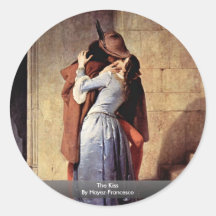 El beso de Hayez Francisco Pegatina