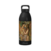 El beso de la mariposa botella de agua reutilizable