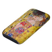 El beso (detalle) por Gustavo Klimt iPhone 3 Tough Fundas