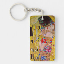 El beso (detalle) por Gustavo Klimt Llavero