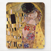 El beso, Gustavo Klimt Alfombrillas De Raton