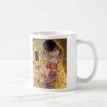 El beso, Gustavo Klimt Taza