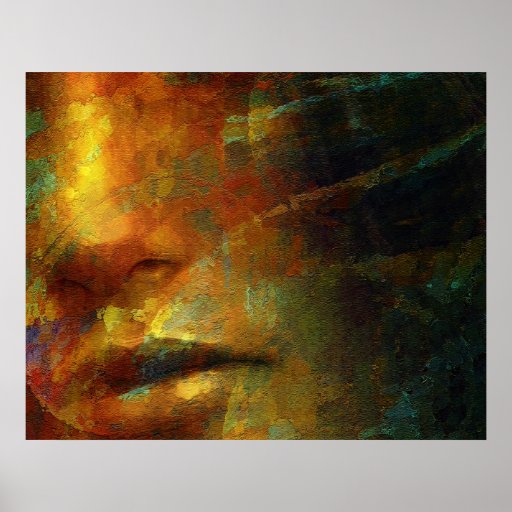 El beso pintado posters