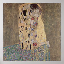 El beso - poster de Gustavo Klimt