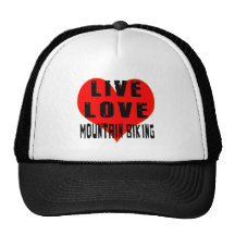 El Biking vivo de la montaña del amor Gorra