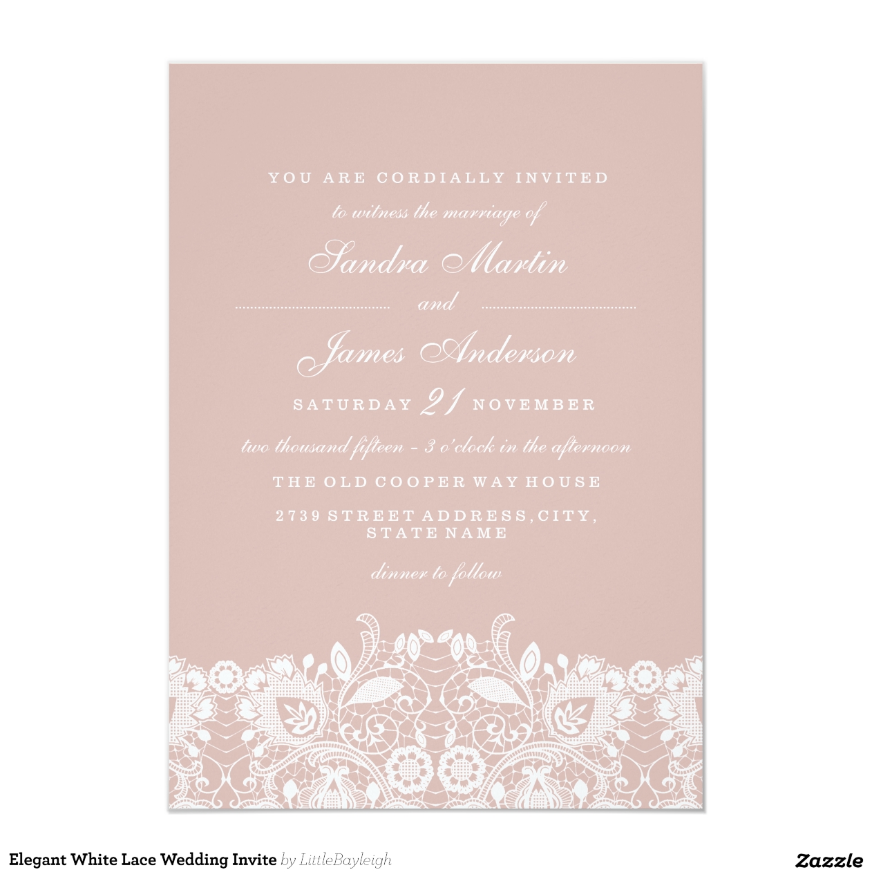 Invita elegantes de la boda Invita elegantes de la boda