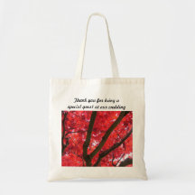 el boda del árbol de arce rojo de la caída empaque bolsas de mano