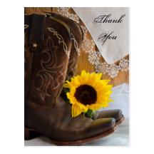 El boda del girasol del país le agradece postal