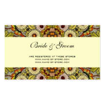 El boda del vintage, jardín florece mariposas flor tarjetas de visita