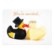 El boda ducks 3 - invitación del boda