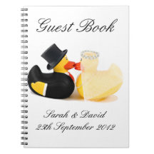El boda ducks… el libro de visitas del cuaderno 2