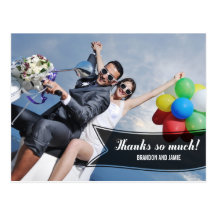 El boda dulce de la bandera le agradece cardar tarjeta postal