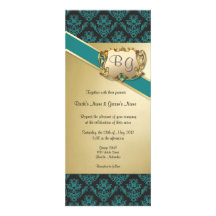 El boda elegante del trullo y del oro invita comunicado