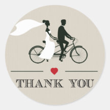 El boda en tándem de la bicicleta le agradece los 