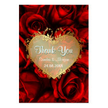 El boda floral del rosa rojo le agradece plantillas de tarjetas de visita