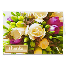 El boda floral le agradece las notas felicitaciones