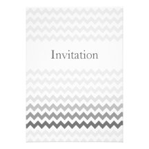 El boda gris de Ombre del galón de la MOD invita Comunicados Personalizados
