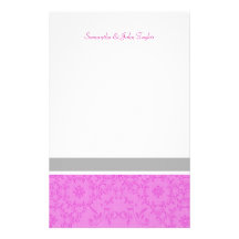 El boda inmóvil personalizado le agradece las nota papelería personalizada