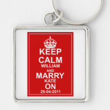 El boda real llavero personalizado