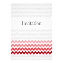 El boda rojo de Ombre del galón de la MOD invita Comunicado Personal