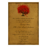 El boda rojo del árbol del corazón del oro musical anuncios  