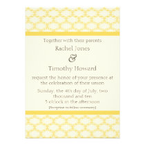El boda simplemente atractivo invita, amarillo del invitaciones